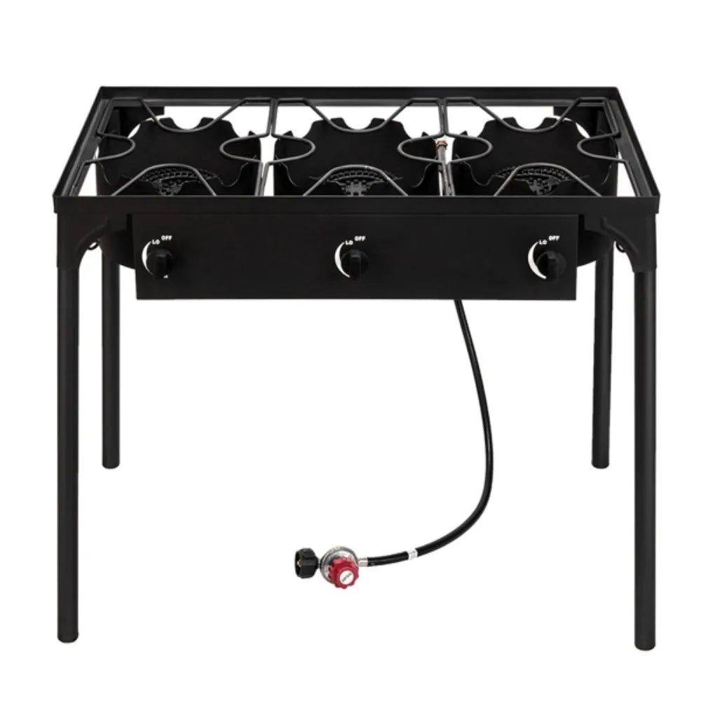 Three Burner Outdoor Camp Stove