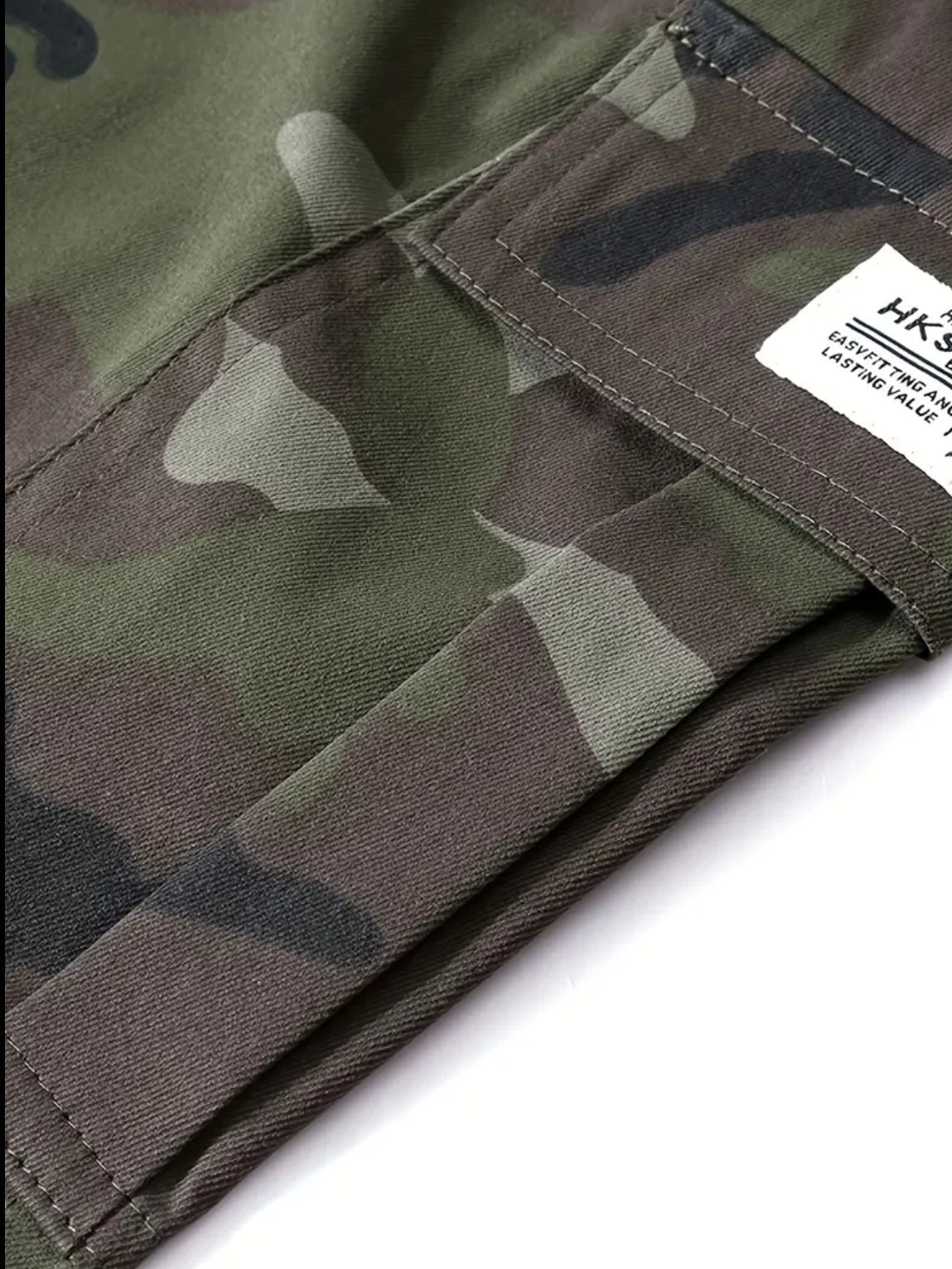 2 PCS Men's Camouflage Cargo Shorts