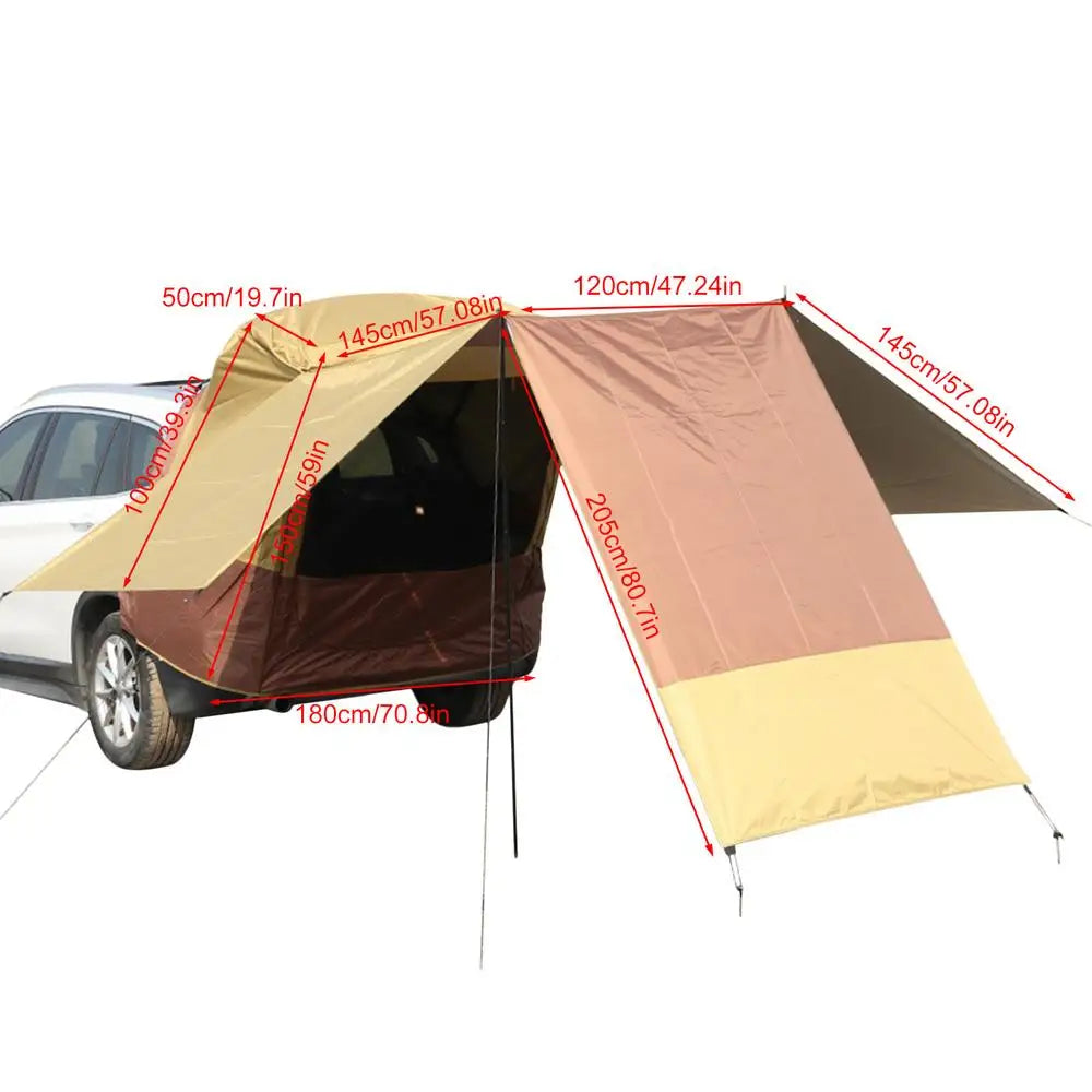 3-Sided Portable Camping SUV Trunk Tent