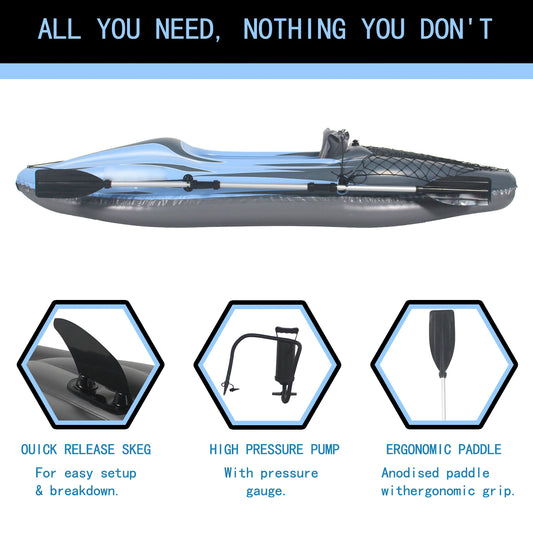 1 Person Adult Inflatable Kayak