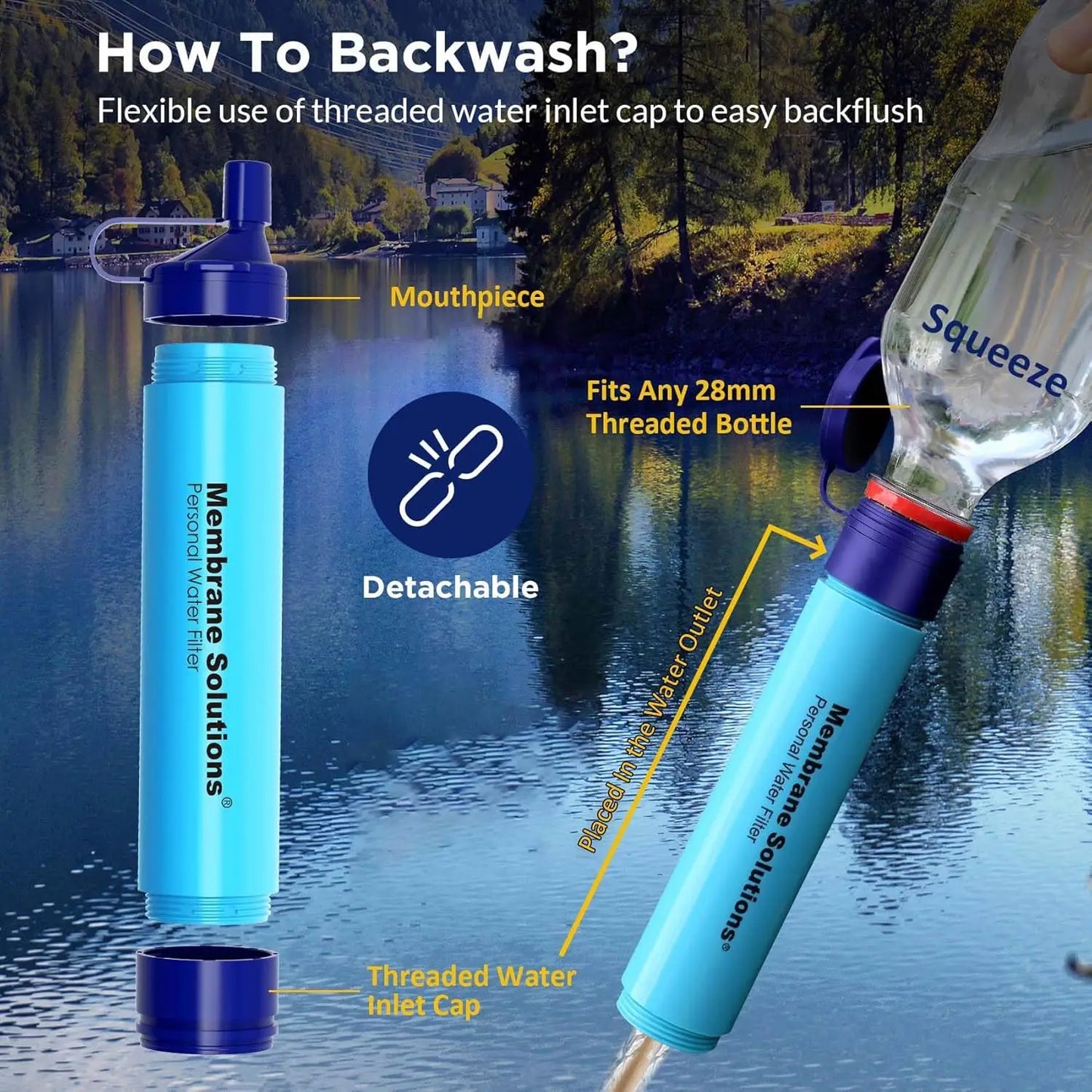 NSF Certified Water Filter Straw