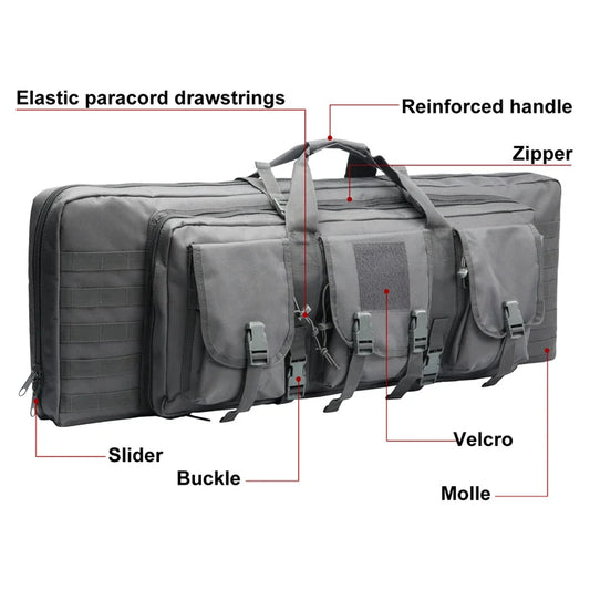 32, 38, 42 & 48 inch Tactical Double Rifle Bag