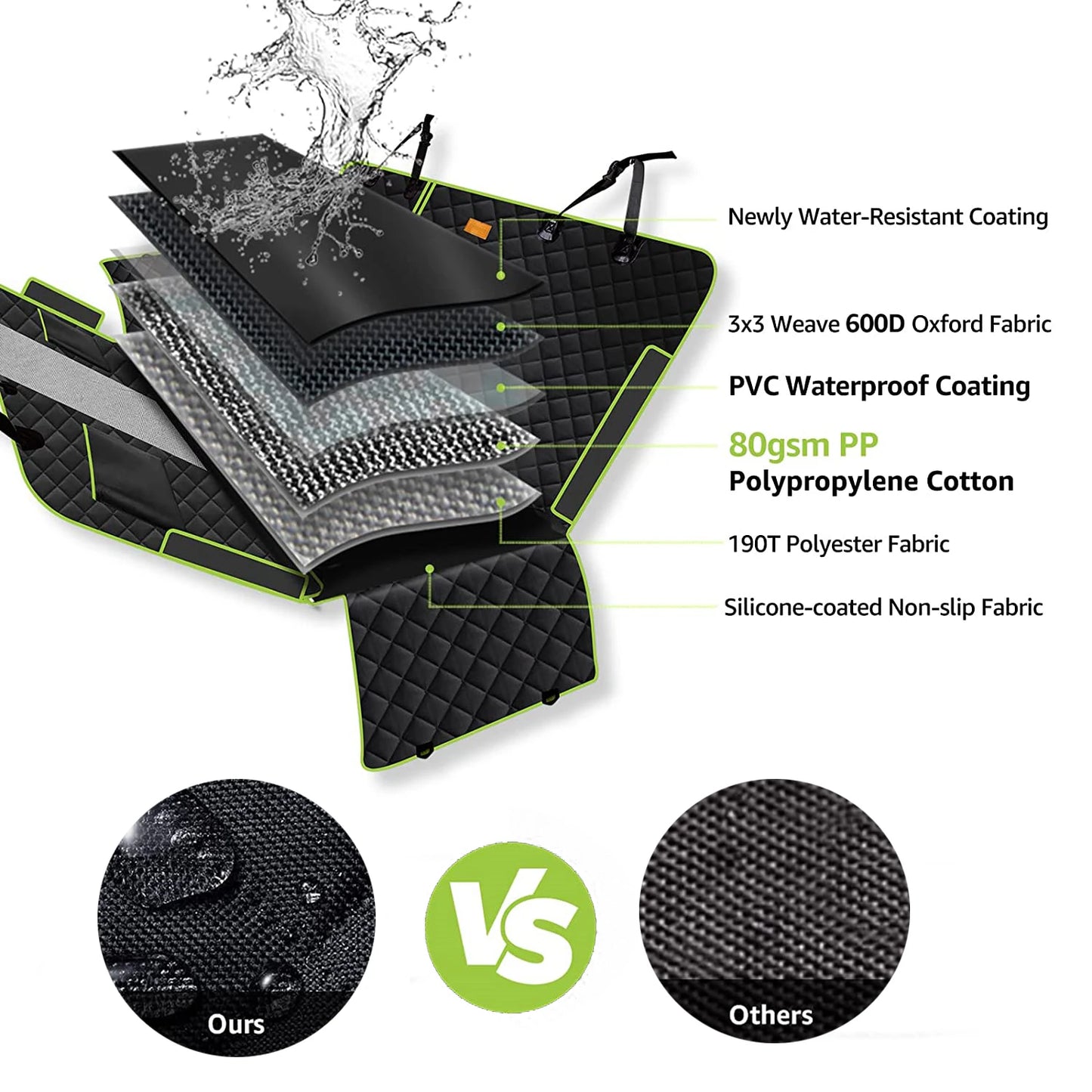 Pet rear seat car cushion