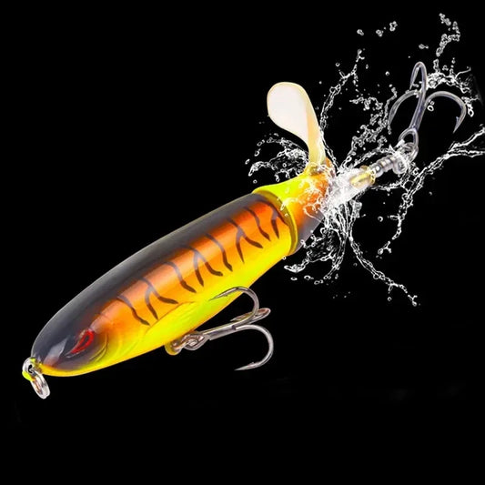 1-8Pcs Topwater Fishing Lure Whopper Popper