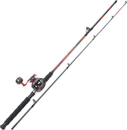 7' Carbon & Glass Fishing Rod with 4000 Size Reel