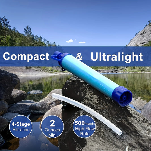 4-Stage Water Purifier Straw