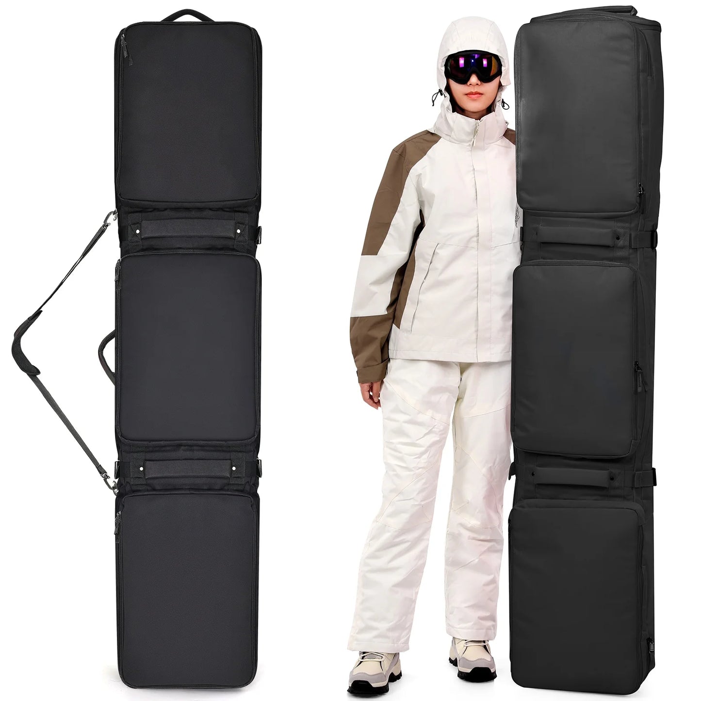 Rolling Skiing Bag