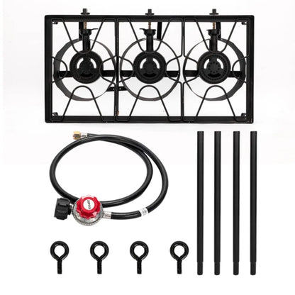 Three Burner Outdoor Camp Stove