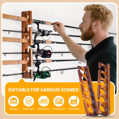 12, 18, 24 Fishing Pole Racks