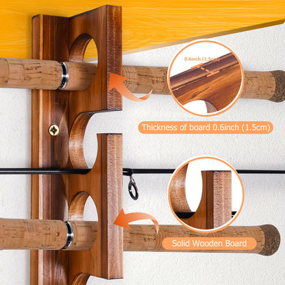 12, 18, 24 Fishing Pole Racks