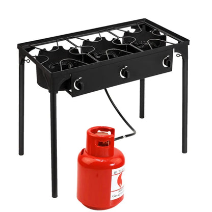 Three Burner Outdoor Camp Stove
