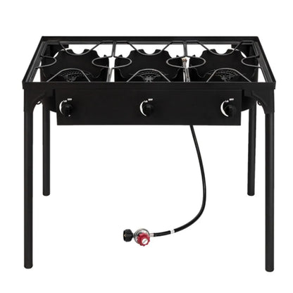 Three Burner Outdoor Camp Stove
