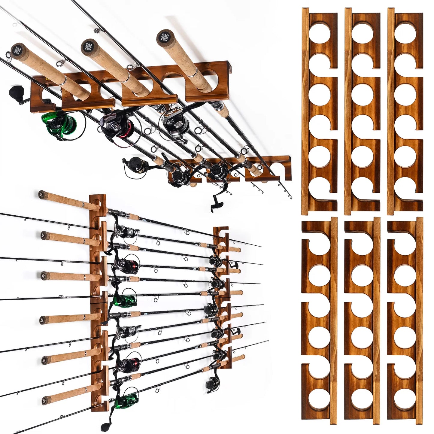 12, 18, 24 Fishing Pole Racks