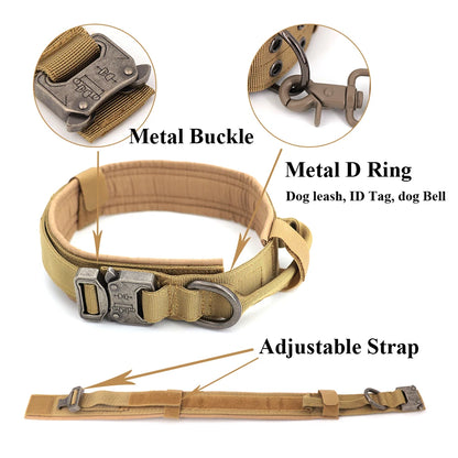 Tactical Dog Training Collar And Leash Set