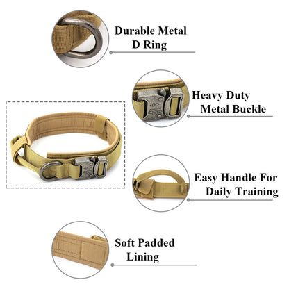 Tactical Dog Training Collar And Leash Set