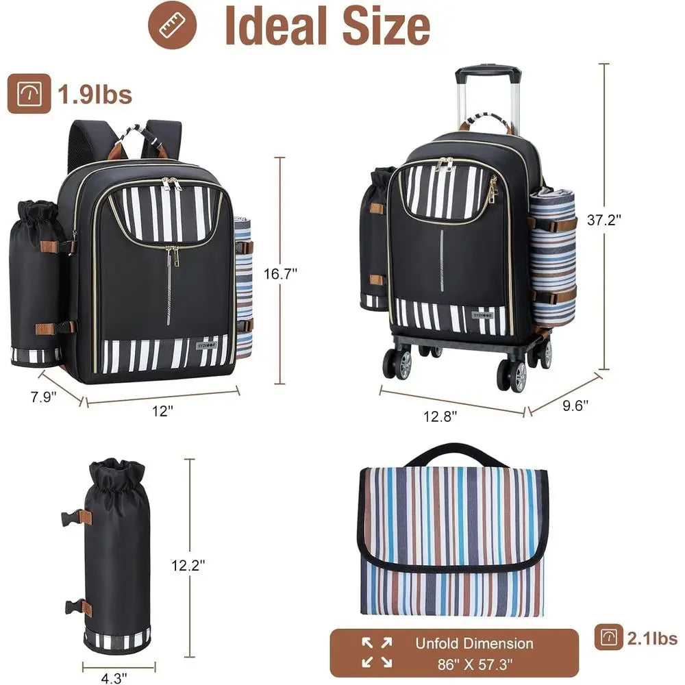 Picnic Backpack for 4 Person