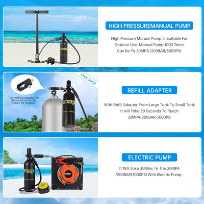 Mini Scuba Diving Tank Set