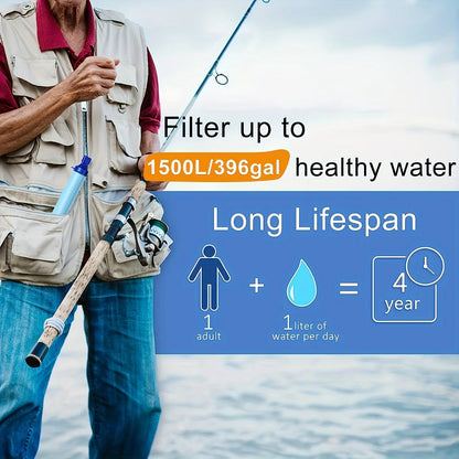 4-Stage Water Purifier Straw