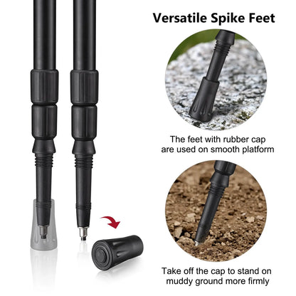 Hunting Bipod, with 360° V Yoke Rest