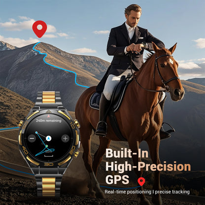 W90Pro GPS Smartwatch with Flashlight