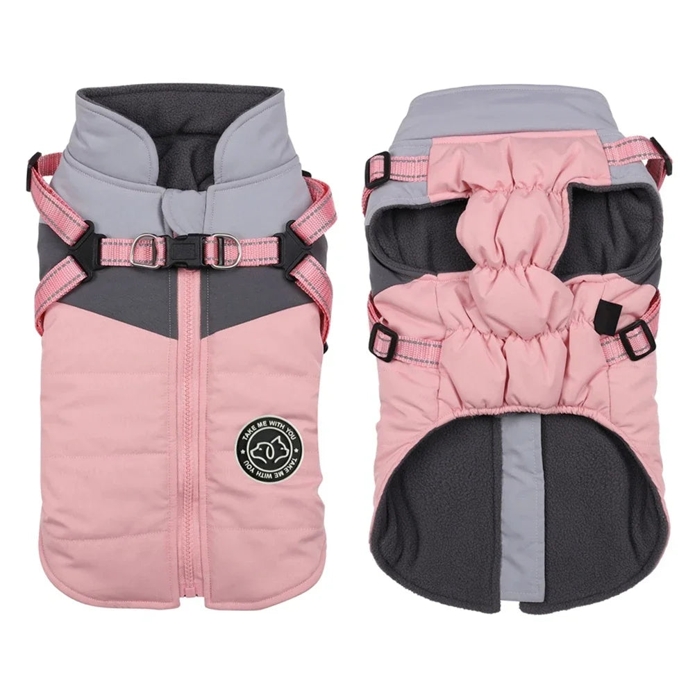 Winter Dog Harness Jacket