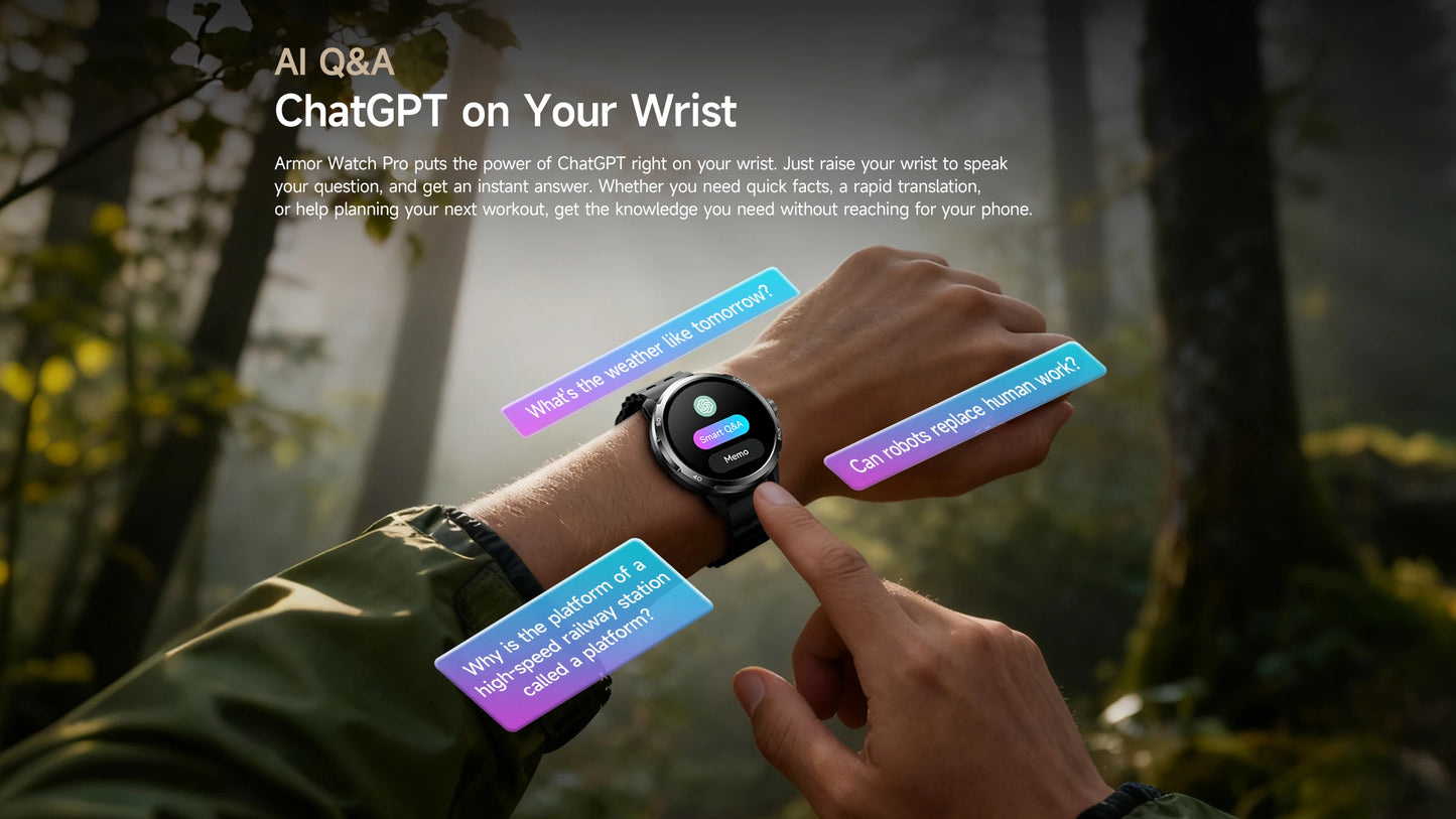 Armor Watch Pro 1.5" Smartwatch