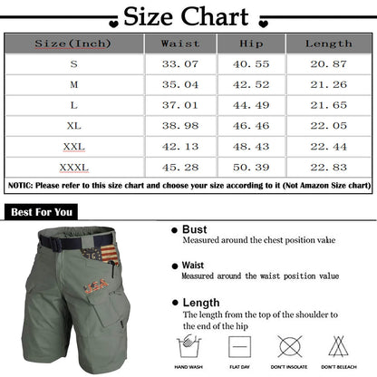 Waterproof Cargo Tactical Shorts