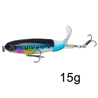 1-8Pcs Topwater Fishing Lure Whopper Popper