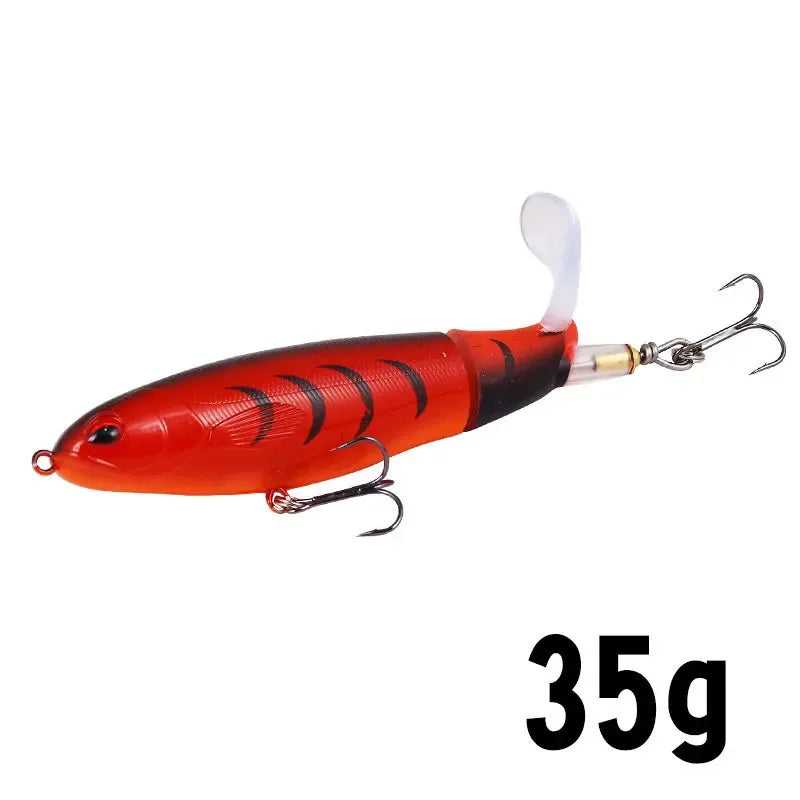 1-8Pcs Topwater Fishing Lure Whopper Popper