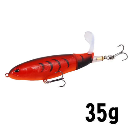 1-8Pcs Topwater Fishing Lure Whopper Popper