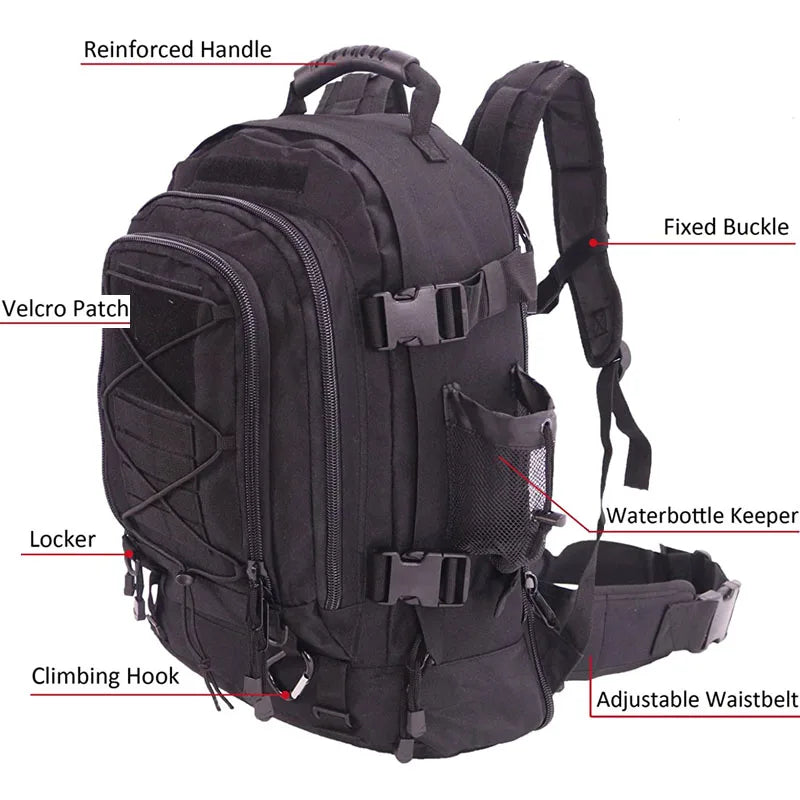 60L Tactical Backpack