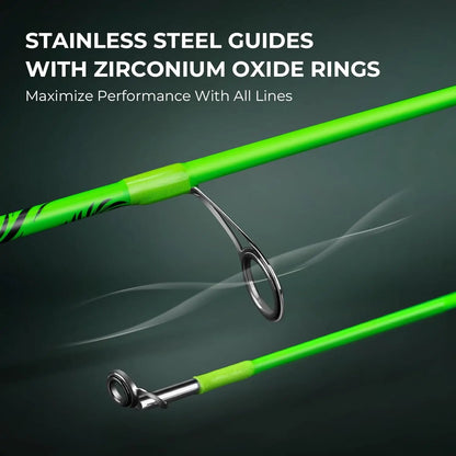 Dual-Tip Fishing Rod & Reel Combo