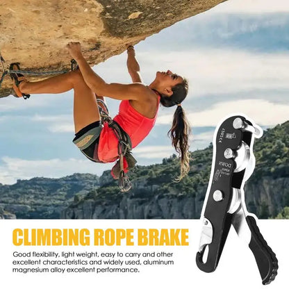 Climbing Stop Descender              Hand Controls Descender Rope Rescue Equipment Rappelling Anti-Panic Belay Devices Self-Locking
