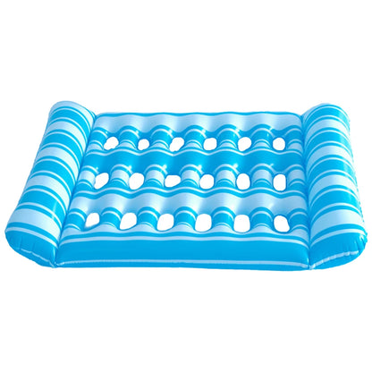 Inflatable Floating Bed        Portable Inflatable Water Sleeping Bed Foldable Swimming Pool Air Mattress Outdoor Swimming