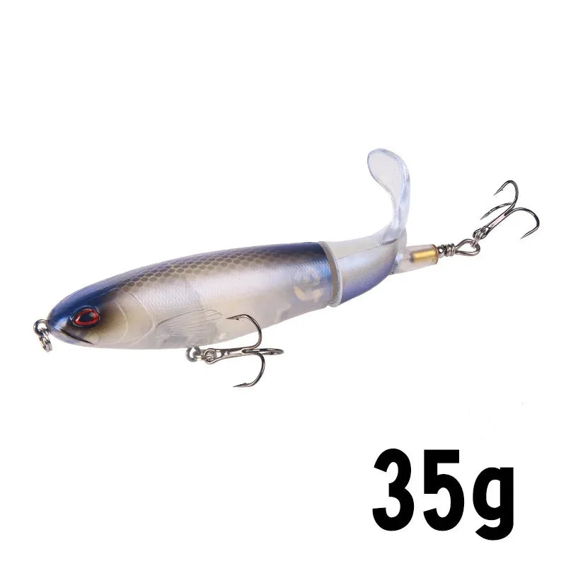 1-8Pcs Topwater Fishing Lure Whopper Popper