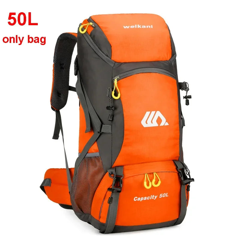 Large 50L Travel Backpack Camping and Hiking