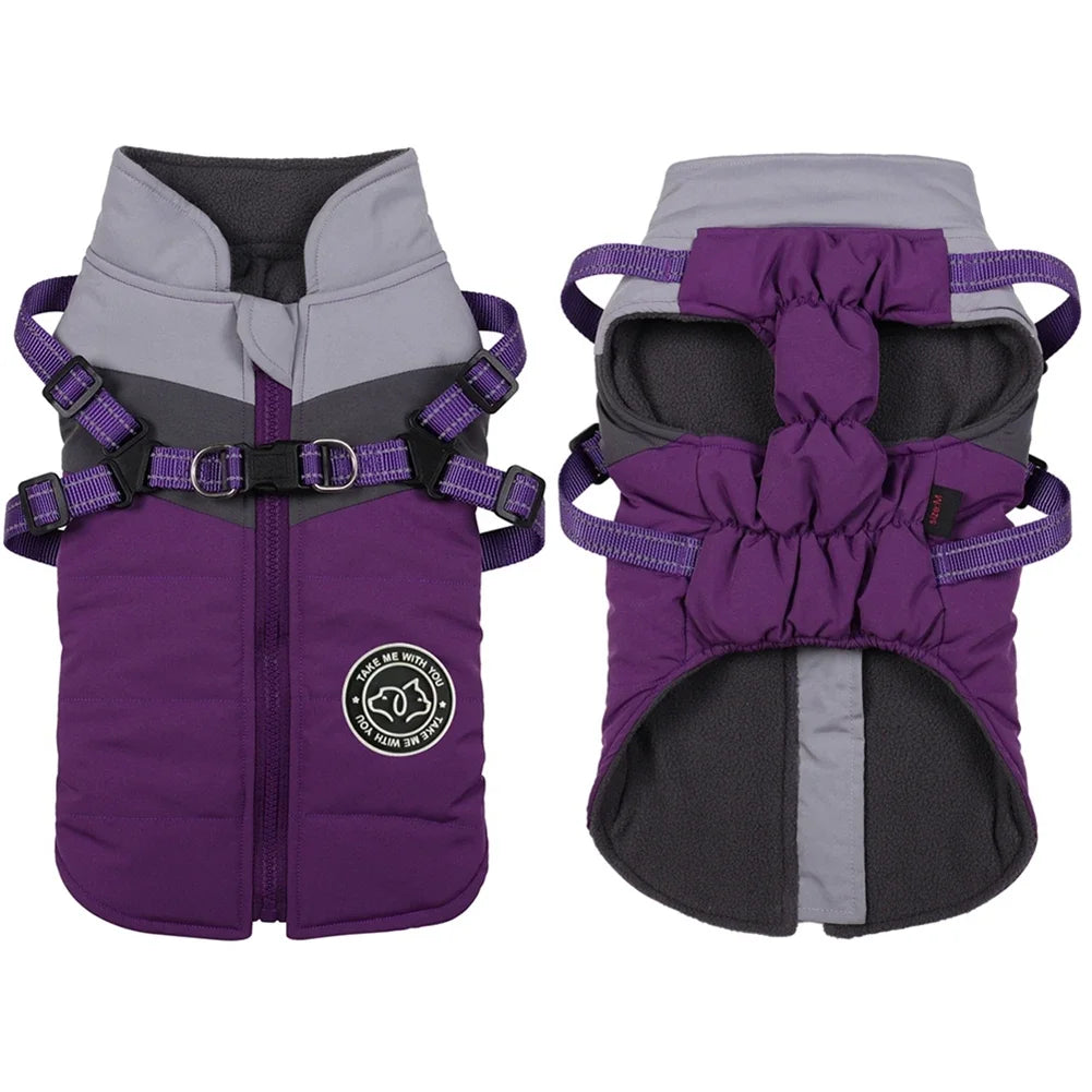 Winter Dog Harness Jacket