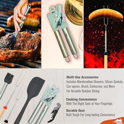 Grilling and Camping Cooking Utensils Set