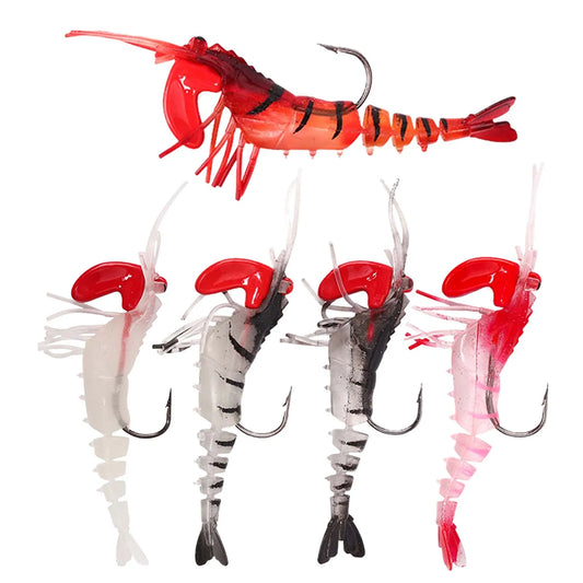 5pcs Soft Lifelike Shrimp Fishing Lure