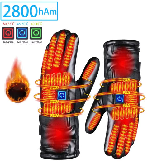 Rechargeable Thermal Touchscreen Gloves