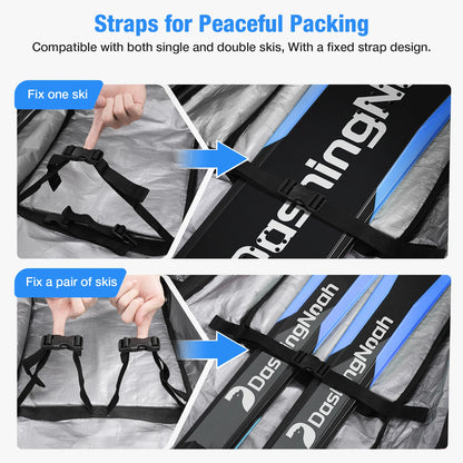 Rolling Skiing Bag