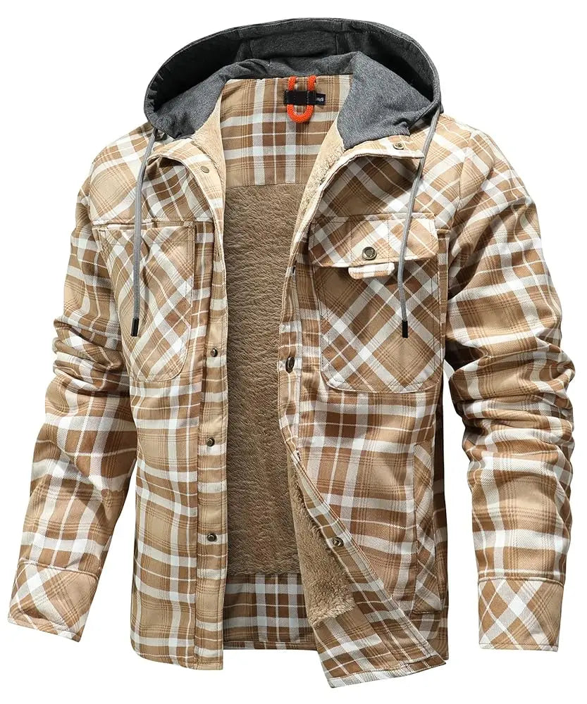 Men's Fleece Hooded Coat