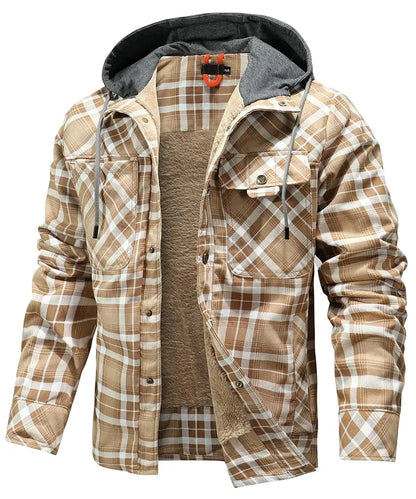 Men's Fleece Hooded Coat