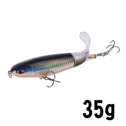 1-8Pcs Topwater Fishing Lure Whopper Popper