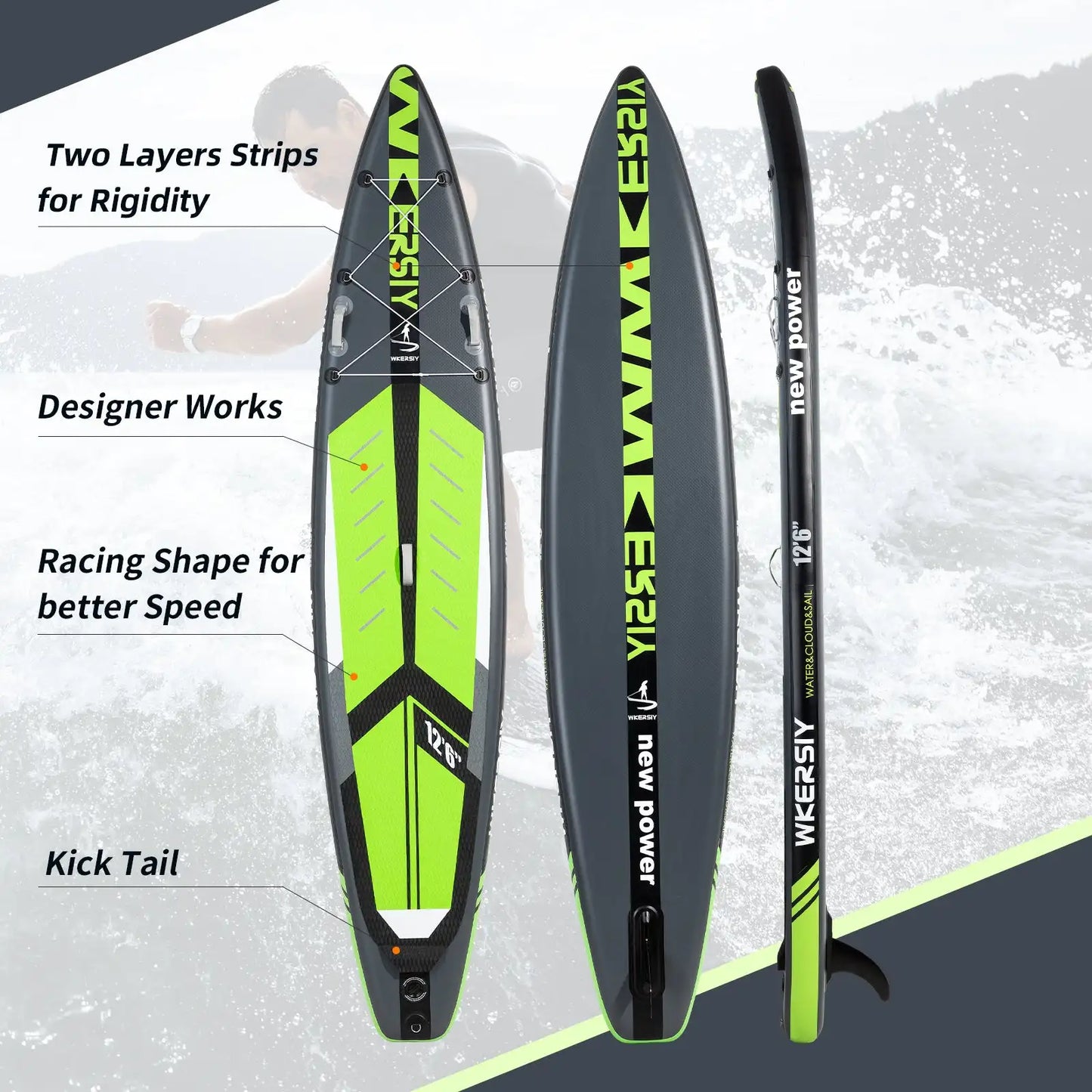 Surfboard/Paddle Board 12ft. 6in.