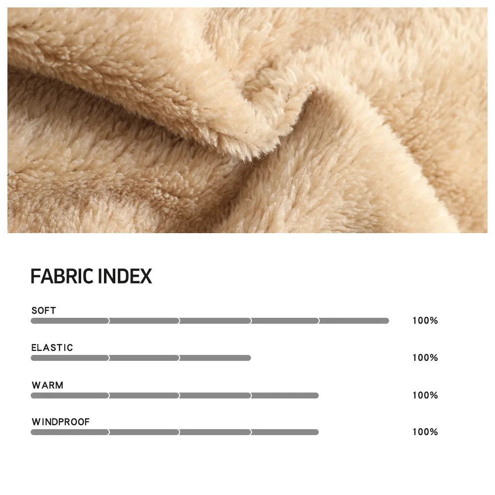 Men's Fleece Hooded Coat
