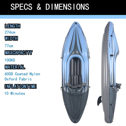 1 Person Adult Inflatable Kayak