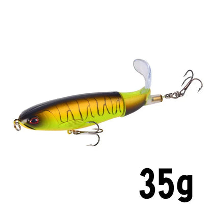 1-8Pcs Topwater Fishing Lure Whopper Popper