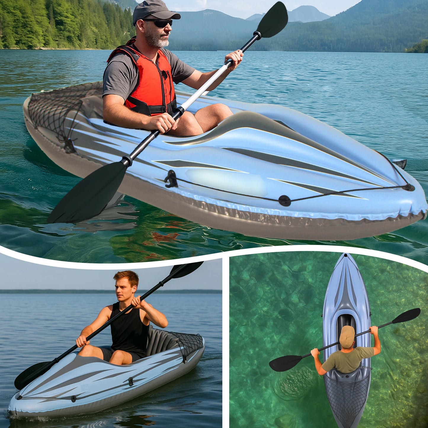 1 Person Adult Inflatable Kayak