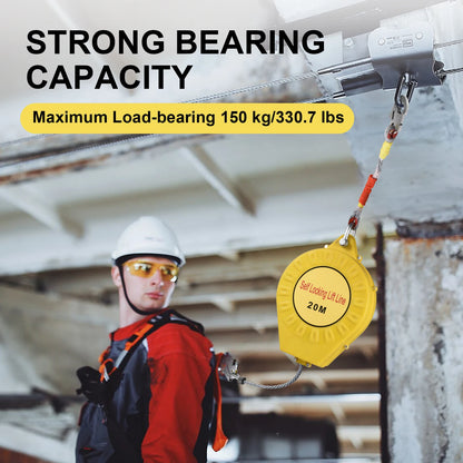 Automatic Retractable Lifeline 65ft/20m